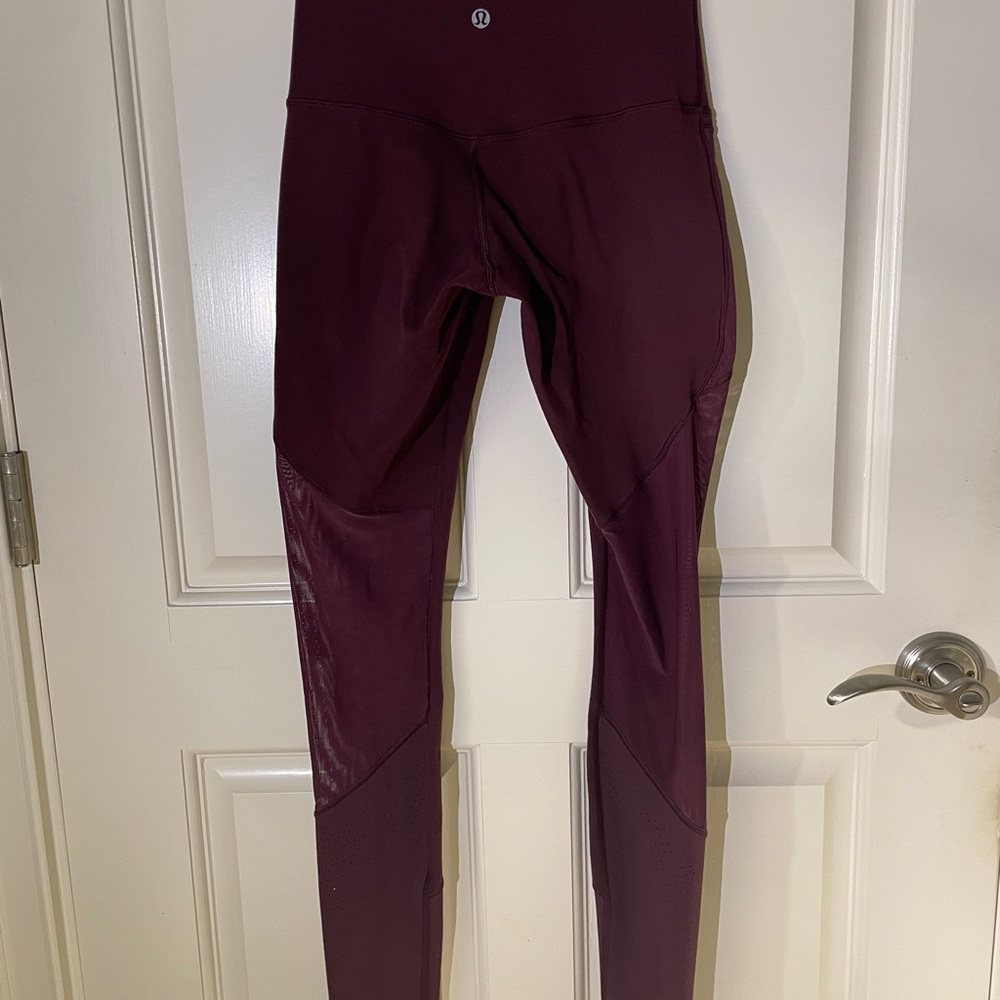 lululemon athletica barre star pant Bordeaux Drama Leggings - Picture 7 of 10